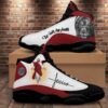 Walk By Faith Jesus Art Basketball Shoes For Men Women, Christian Basketball Shoes, Basketball Shoes 2024