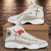 Walk By Faith Jesus Cross Basketball Shoes For Men Women, Christian Basketball Shoes, Basketball Shoes 2024