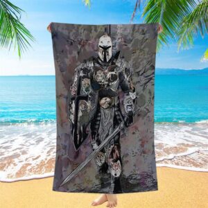 Warrior Armor Of God Beach Towel, Christian&hellip;