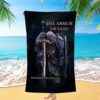 Warrior The Devil Thought He’d Won Until I Said Amen Beach Towel, Christian Beach Towel, Beach Towel