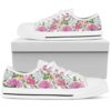 Watercolor Lovely Wiener Low Top Shoes, Low Top Designer Shoes, Low Top Sneakers