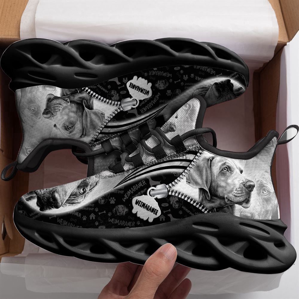 Weimaraner Max Soul Shoes, Dog Lovers Gifts For Him or Her, Max Soul Sneakers, Max Soul Shoes