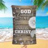 Where There Is Hope Faith Miracles Happen Beach Towel, Christian Beach Towel, Beach Towel
