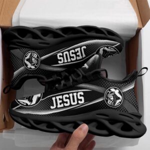 White And Black Jesus Running Sneakers Max&hellip;