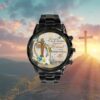 With God All Things Are Possible Matthew 1926 Watch, Christian Watch, Religious Watches, Jesus Watch