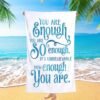 You Are Beautiful Chosen Made For A Purpose Personalized Beach Towel, Christian Beach Towel, Beach Towel