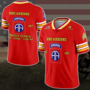 82nd Airborne Vneck Football Jersey Custom Your&hellip;