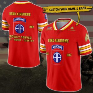 82nd Airborne Vneck Football Jersey Custom Your Name And Rank Military Shirts US Veteran Gifts Military Jersey 2 m8oy87.jpg
