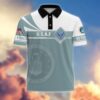Air Force Veteran Polo Shirt, I Stand For The Flag And I Kneel For The Fallen US Air Force Veteran Polo Shirt