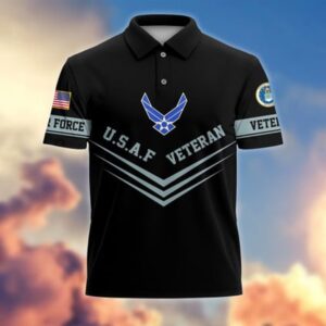 Air Force Veteran Polo Shirt, Multiservice US&hellip;