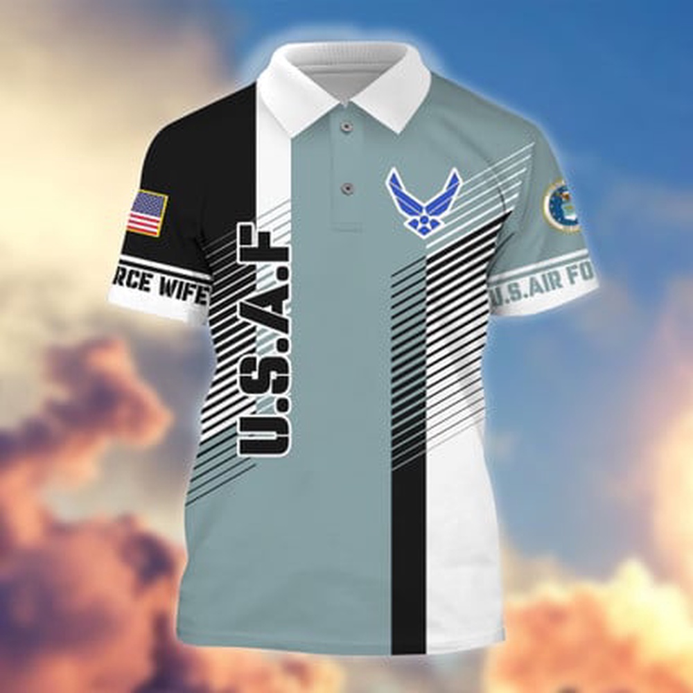 Air Force Veteran Polo Shirt, Polo Shirt For US Air Force Veteran