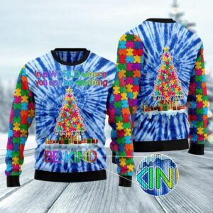 Autism Christmas Tree Ugly Christmas Sweater, Xmas&hellip;