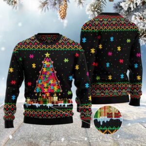 Autism Tree Christmas Ugly Christmas Sweater, Xmas&hellip;