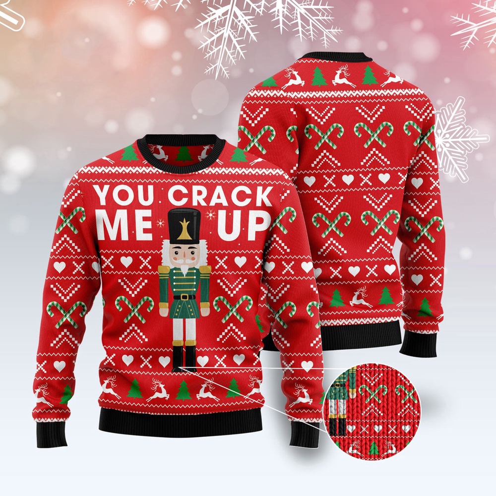 Awesome Nutcracker Ugly Christmas Sweater, Christmas Sweater, Ugly Sweater, Funny Xmas Sweaters