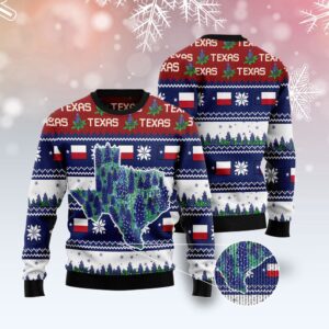 Awesome Texas Bluebonnet Ugly Christmas Sweater, Christmas&hellip;