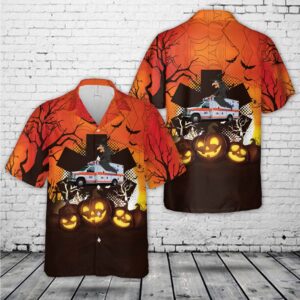 BELL AMBULANCE, MILWAUKEE, WISCONSIN Halloween Hawaiian Shirt,&hellip;