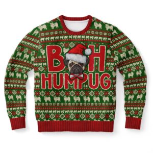 Bah Humpug Pug Ugly Christmas Sweater, Christmas&hellip;