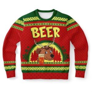 Beer Deer Ugly Christmas Sweater, Christmas Sweater,&hellip;
