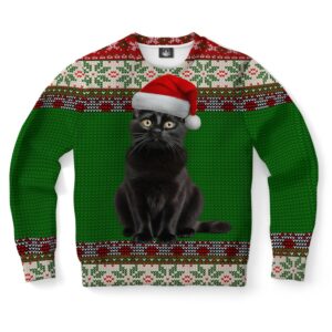 Black Cat Ugly Christmas Sweater, Christmas Sweater,&hellip;