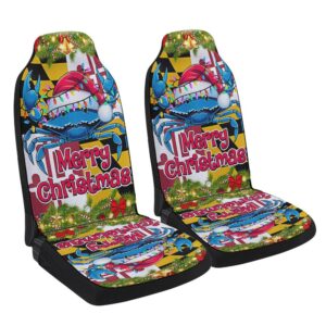 Blue Crab Merry Christmas Maryland Seat Cover&hellip;