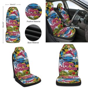 Blue Crab Merry Christmas Maryland Seat Cover Cars Christmas Car Seat Cover Car Seat Cover 2 fcogav.jpg