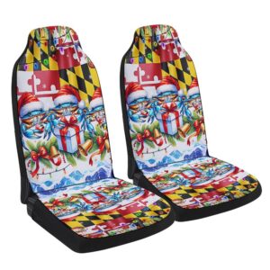 Blue Crabs Merry Christmas Maryland Seat Cover&hellip;