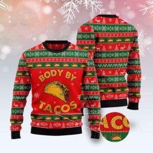 Body By Taco Ugly Christmas Sweater, Christmas&hellip;