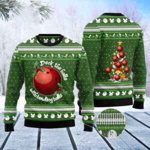 Bowling Ball Christmas Ugly Christmas Sweater, Christmas&hellip;