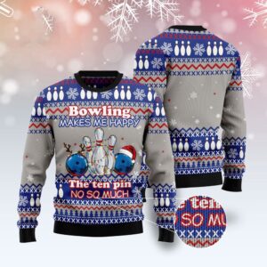 Bowling Merry Christmas Ugly Christmas Sweater, Christmas&hellip;