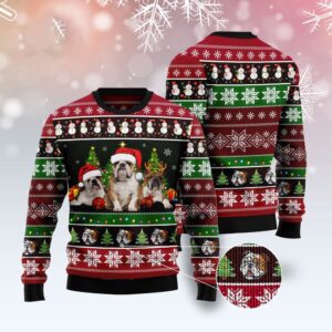 Bulldog Group Beauty Ugly Christmas Sweater, Dog&hellip;