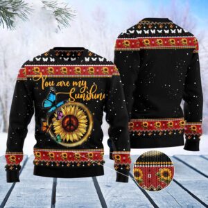 Butterfly Sunshine Ugly Christmas Sweater, Christmas Sweater,&hellip;