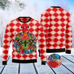 Butterfly Wreath Christmas Ugly Christmas Sweater, Christmas&hellip;