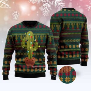 Cactus Christmas Ugly Christmas Sweater, Christmas Sweater,&hellip;