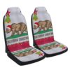 Canada Merry Christmas Eh Canada Beaver and Bear Seat Cover Cars, Christmas Car Seat Cover, Car Seat Cover