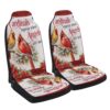 Cardinal A Very Merry Christmas Seat Cover Cars, Christmas Car Seat Cover, Car Seat Cover