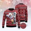 Cat And Books Christmas Ugly Christmas Sweater, Christmas Cat Ugly Sweater, Ugly Cat Xmas Sweater