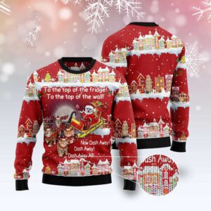 Cat Sleigh Christmas Ugly Christmas Sweater, Christmas&hellip;