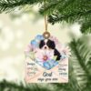 CaValier-King-Charles-Spaniel Free Kiss Christmas Ornament, Christmas Ornament, Dog Ornament, Xmas Dog Ornaments