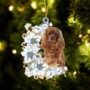 Cavalier King Charles Spaniel Merry Christmas Ornament, Christmas Ornament, Dog Ornament, Xmas Dog Ornaments