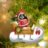 Cavalier King Charles Spaniel On The Cup Christmas Ornament, Christmas Ornament, Dog Ornament, Xmas Dog Ornaments