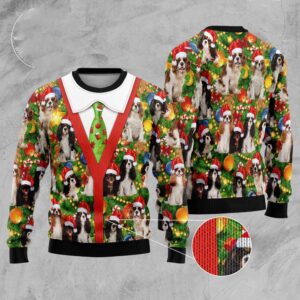 Cavalier King Charles Spaniel Xmas Pine Ugly&hellip;