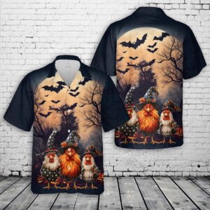 Chicken Halloween Hawaiian Shirt, Halloween Hawaiian Shirt,&hellip;