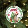 Chihuahua2 Merry Christmas Ornament, Christmas Ornament, Dog Ornament, Xmas Dog Ornaments