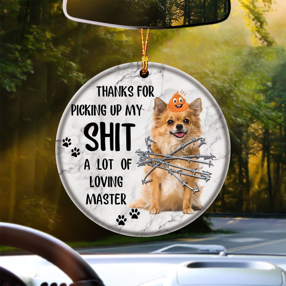 Chihuahua3 A Lot Of Loving Master Ornament, Christmas Ornament, Dog Ornament, Xmas Dog Ornaments