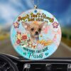 Chihuahua 2 With Snowman Christmas Ornament, Christmas Ornament, Dog Ornament, Xmas Dog Ornaments
