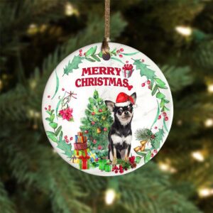 Chihuahua Tree Merry Christmas Ornament, Christmas Ornament,&hellip;