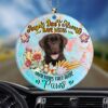 Chocolate Labrador Retriever Child Of God Ornament, Christmas Ornament, Dog Ornament, Xmas Dog Ornaments