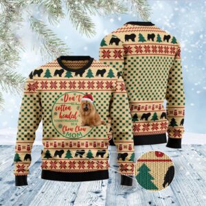 Chow Chow Mom Ugly Christmas Sweater, Christmas&hellip;