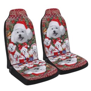 Christmas Begins With Bichon Frise Seat Cover&hellip;