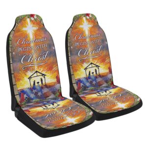 Christmas Begins With Christ Seat Cover Cars,&hellip;
